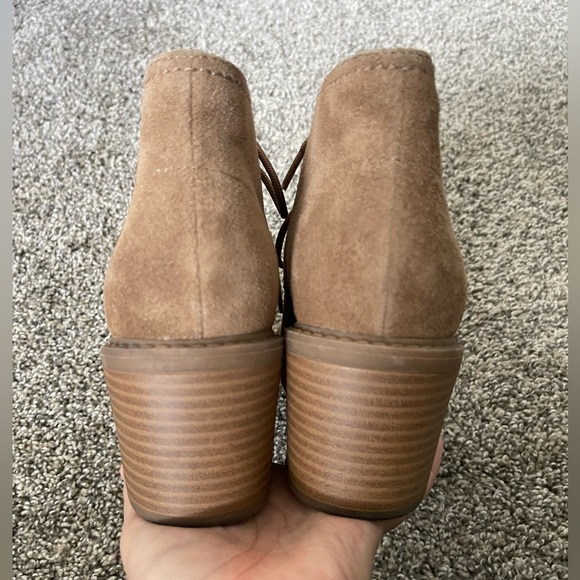Women’s Collection by Clarks Scene Suede Lace Up Ankle Boots Brown Size 8 - Picture 5 of 7